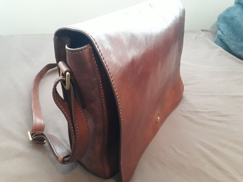 Bridge man leather messenger - leather,