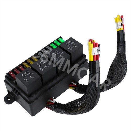 Car fuse relay box - car, pre-wired