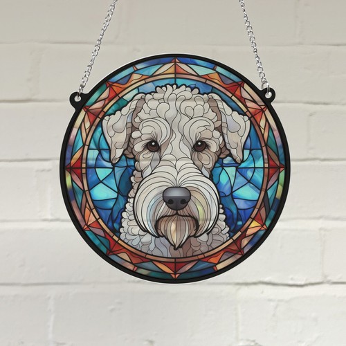 Bedlington terrier stained - terrier,