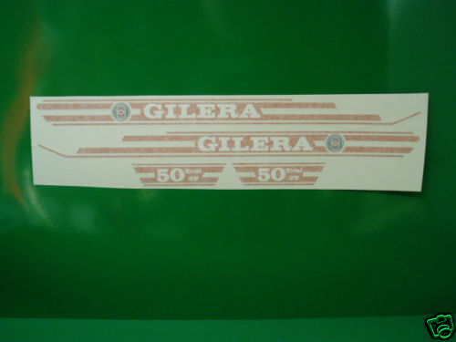 Gilera trial stickers - 50, 5v