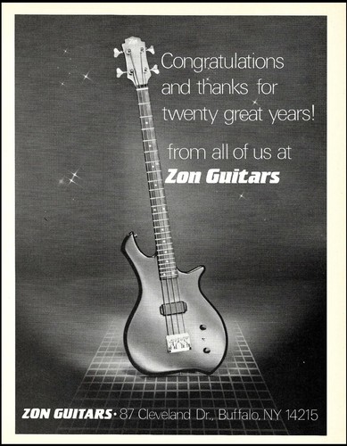 1987 zon bass legacy - zon,