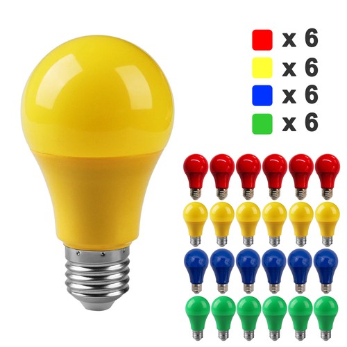 Pack e27 screw colored - colored, led