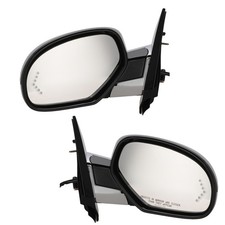 Power Mirror Set For 07-14 Cadillac Escalade Left Right Heated with Puddle Lamp