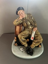 Royal Doulton Classics The Railway Sleeper Limited Edition Soldier Figure HN4418