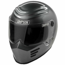 Simpson Outlaw Bandit "GUNMETAL" Motorcycle Helmet - Snell Rated - All Sizes