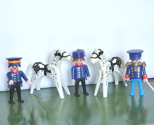 Playmobil people horses lot - lot, ~
