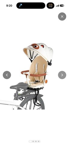 Child bike seat rear mounted - bike, seat,rear