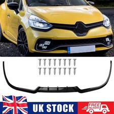 For Renault Clio Mk3 Cupra R Lip 3PCS Front Bumper Splitter Spoiler Lip + Screws