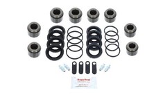 for MITSUBISHI EVO 7 8 9 FRONT Brake Caliper Rebuild Repair Kit+Pistons S/S  BS