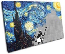 Starry Night Banksy Delete