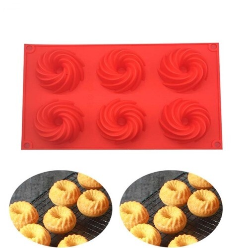 Swirls cake mould - cake,