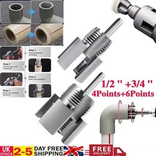 Metal Internal/External Pipe Threader 1/2" & 3/4" 2PCS - UK Seller Free Post