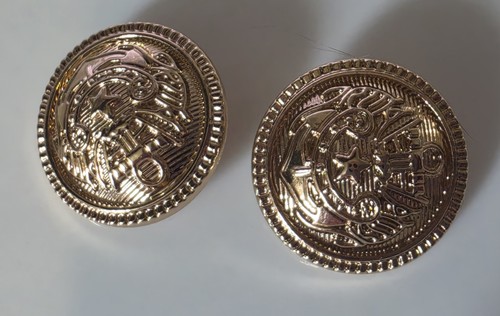 Military blazer buttons gold - military,
