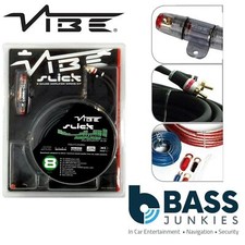 Vibe VSAWK8 1500 Watts 8 AWG Gauge Car Amplifier Amp Sub Woofer Full Wiring Kit