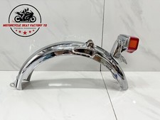 Honda SS50V Rear Fender CD50 SS50Z Chrome Mudguard Tail Light CL50 CL70 SS50.