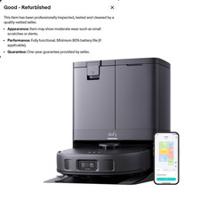 eufy X10 Pro Omni Robot Vacuum Cleaner & Dual Mops 8000Pa 12 mm Auto-Lift 50%new