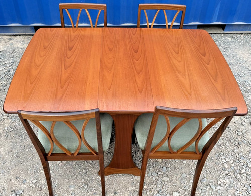 Plan teak dining table - plan, &