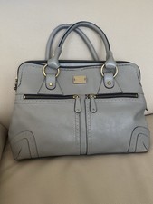 Modalu Pippa Grey Leather Top