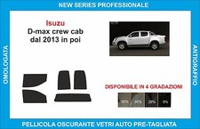 pellicole oscuranti vetri compatibili con isuzu d-max crew cab dal 2013 compl