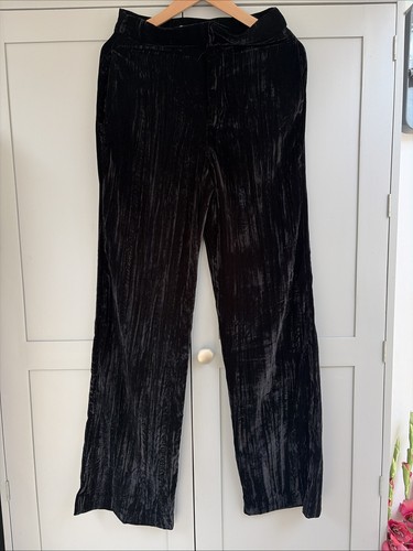 Zara velvet black - black, leg