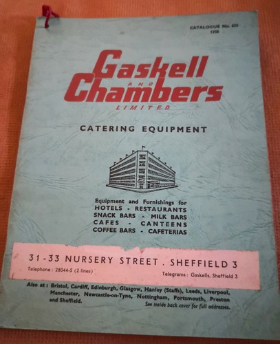 Trade catalogue gaskell and - -,