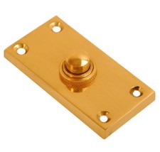 Door Bell Push Button Chrome, Brass, Satin Chrome, Black Antique Bell Push