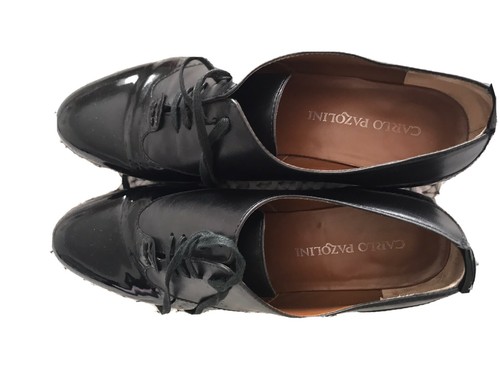 Carlo paziloni black patent - carlo,