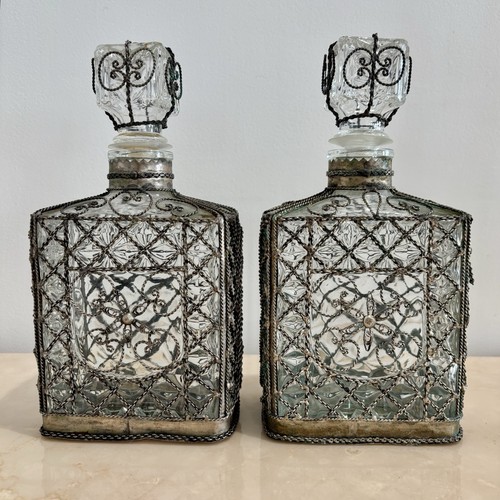 Pair vintage hand crafted - pair,