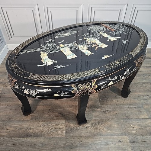 Vintage oriental coffee table - vintage,