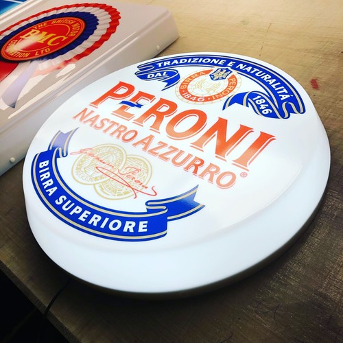 Peroni illuminated wall sign - peroni,