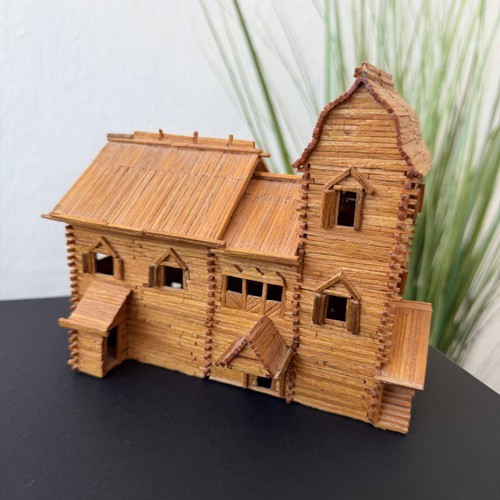 Vintage handmade matchstick - vintage,