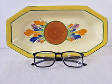 Clarice Cliff Crocus Sandwich Tray Shape 334 (Listing 90)