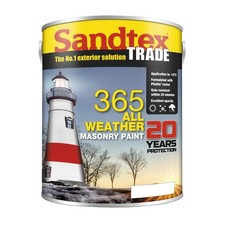 Sandtex Trade 365 All Weather Masonry Paint â Rainproof in 20 Minutes