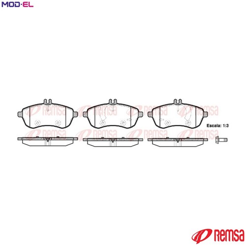 Brake pad set disc - pad,