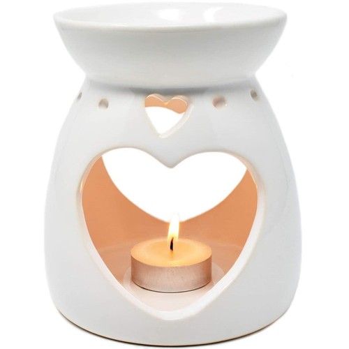Tea light oil burner wax - light, melt
