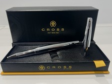 Cross ATX Pure Chrome Silver Rollerball Pen - With Luxury Gift Box