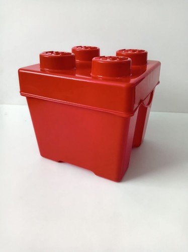 Lego red storage box - red, 16