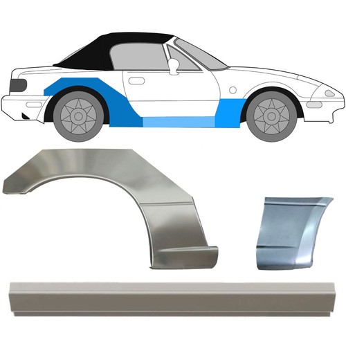 Sill front rear - sill, +