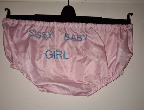 Sissy baby girl satin knickers - baby,