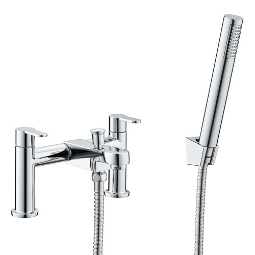 Modern chrome bathroom sink - bathroom,