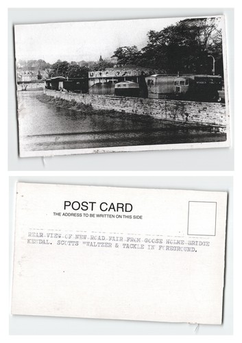 Postcard new road fair - new,
