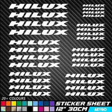 28x TOYOTA HILUX Vinyl Decal