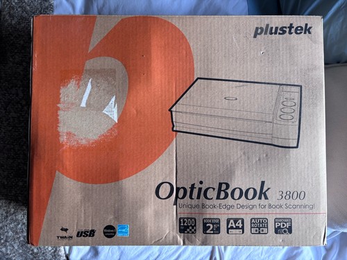 Plustek opticbook 3800 book - opticbook,