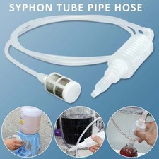 Brew Syphon Tube, Reused Home Brew Wine Beer Siphon Filter Hand Pump Syphon Tube