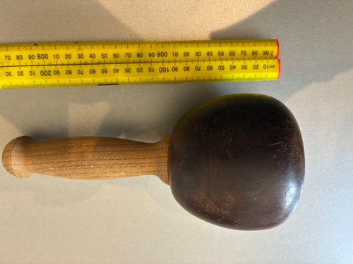 Hand turned lignum vitae wood - turned,