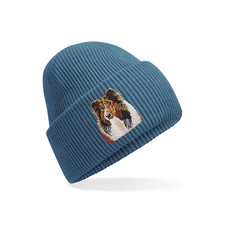 EMBROIDERED ROUGH COLLIE BEANIE  100% RECYCLED POLYESTER 13 COLOURS – GIFT BOXED