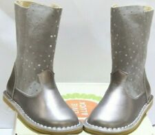 LIVIE & LUCA 'VEGA' DUSK GREY CLASSIC SMOOTH LEATHER UK SIZE 9 JR EU 27