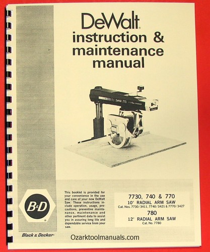 Dewalt 7780 7770 - 7770,, 10"