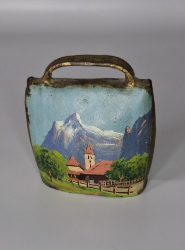 Swiss brass toll - toll, painted
