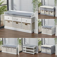 Entry Shoe Bench Ottoman